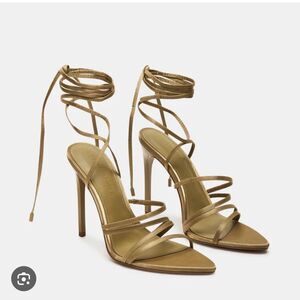 Steve Madden Sarabell Olive Heeled Sandals